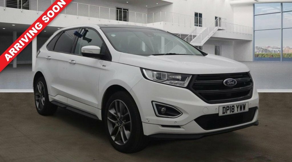 Compare Ford Edge St-line DP18YWW White