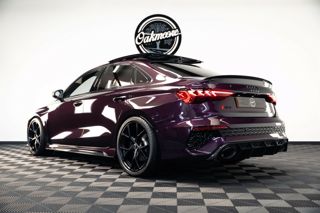 Compare Audi RS3 Saloon EX73MYB Purple
