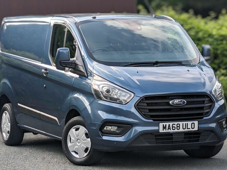 Compare Ford Transit Custom 2.0 Ecoblue 130Ps Low Roof Trend Van MA68ULO Blue