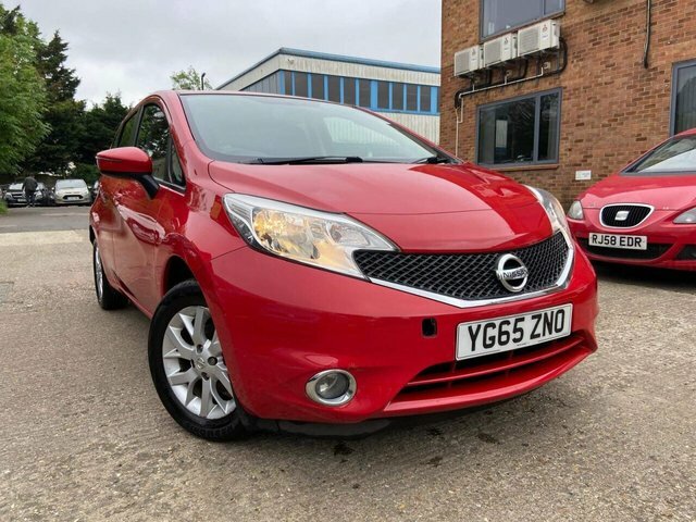 Compare Nissan Note 1.2L Acenta 80 Bhp YG65ZNO Red
