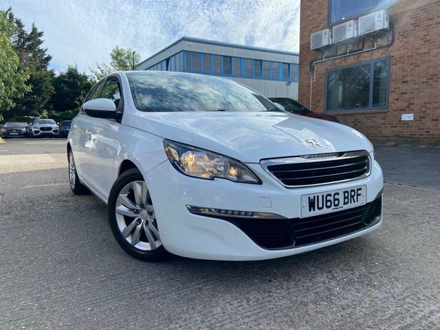 Compare Peugeot 308 1.6L Blue Hdi Ss Active 120 Bhp WU66BRF White