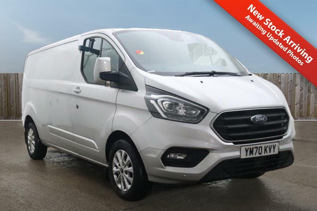 Compare Ford Transit Custom 2.0 300 Ecoblue Limited Panel Van Manua YM70KVY Silver