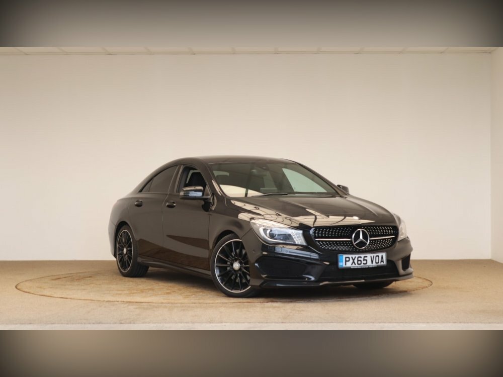 Compare Mercedes-Benz CLA Class Cla 220D 177 Amg Sport Tip One Owner PX65VOA Black