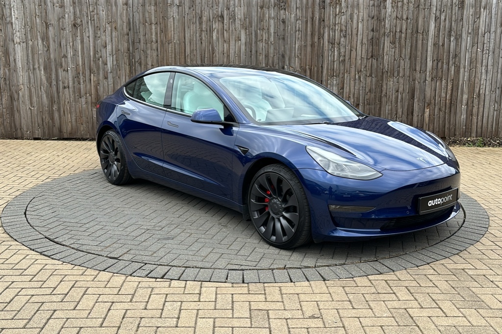 Compare Tesla Model 3 Performance Awd Performance Upgrade 45 GJ22GZX Blue