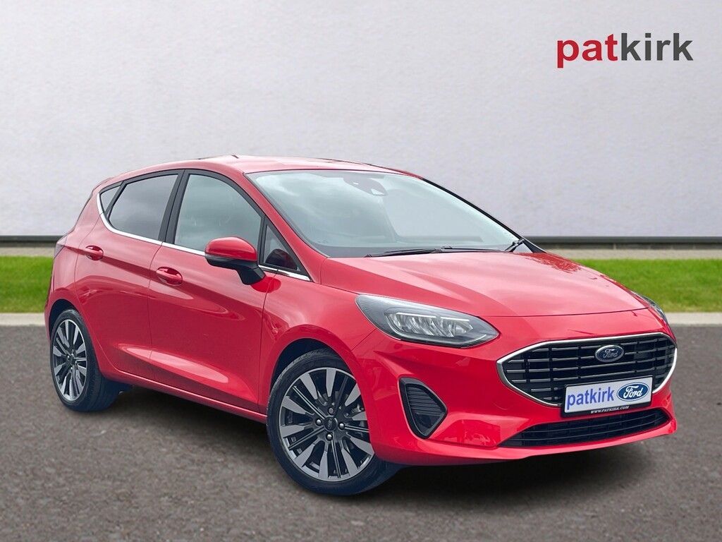 Compare Ford Fiesta 1.0 Ecoboost Hbd Mhev 125 Titanium X HW23LFR Red