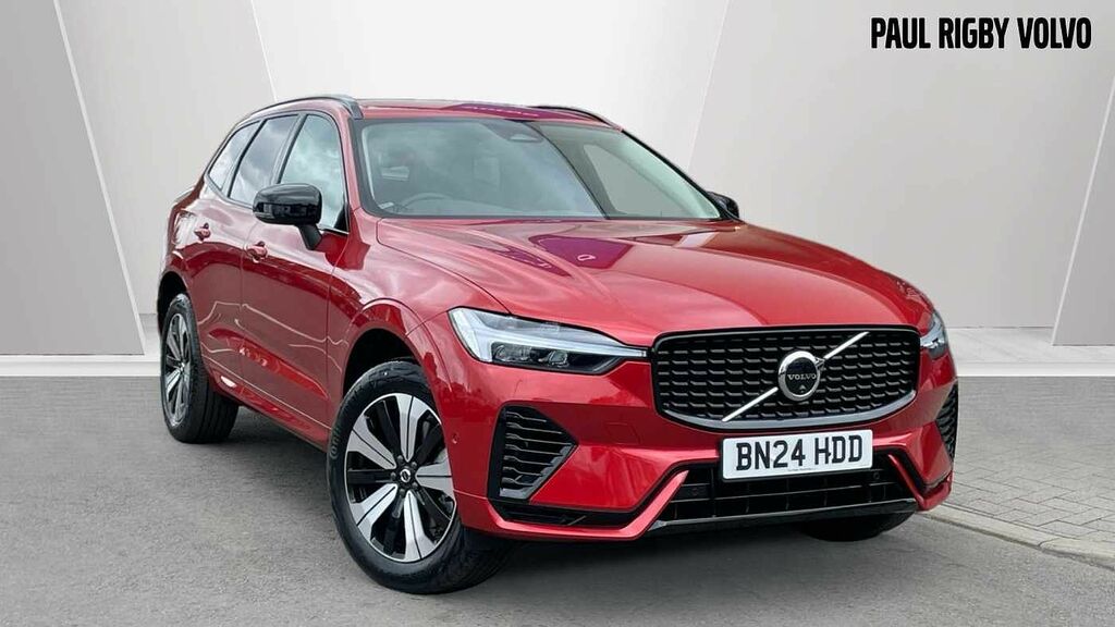 Compare Volvo XC60 T6 345Bhp Recharge Plus Dark Awd Plug-in Hybrid BN24HDD Red