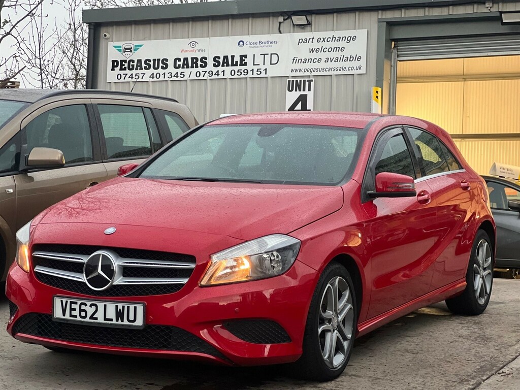 Compare Mercedes-Benz A Class 1.6 Blueefficiency Sport Euro 6 Ss VE62LWU Red