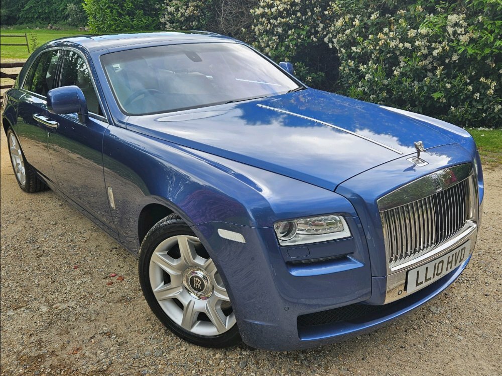 Compare Rolls-Royce Ghost 6.6 V12 Saloon Euro 5 563 Bhp LL10HVD Blue
