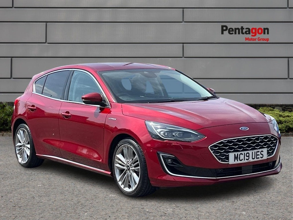 Compare Ford Focus 1.0T Ecoboost Vignale Hatchback MC19UES Red