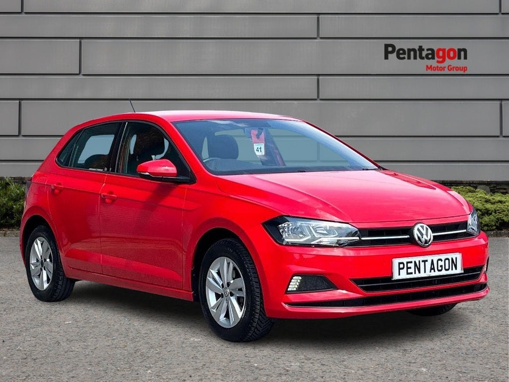 Compare Volkswagen Polo 1.0 Tsi Gpf Se Hatchback Euro 6 BV20AOP Red