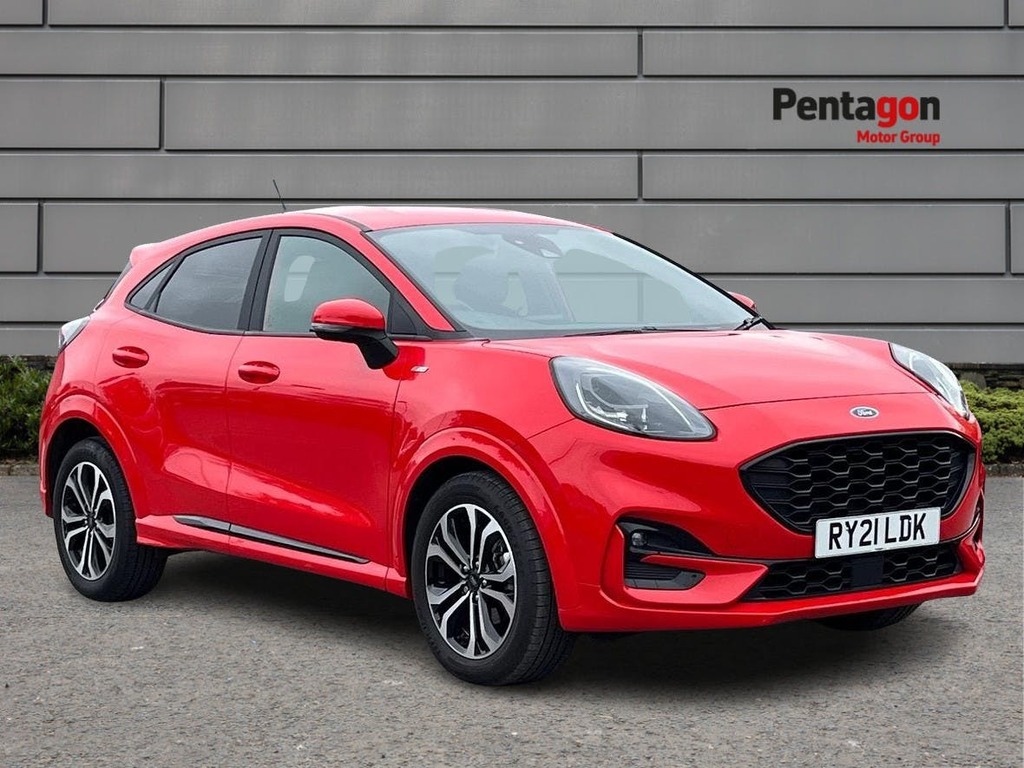 Compare Ford Puma 1.0T Ecoboost Mhev St Line Suv E RY21LDK Red