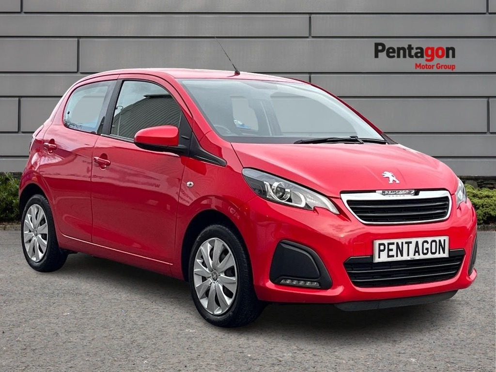 Compare Peugeot 108 1.0 Active Hatchback Euro 6 72 GD18KNW Red