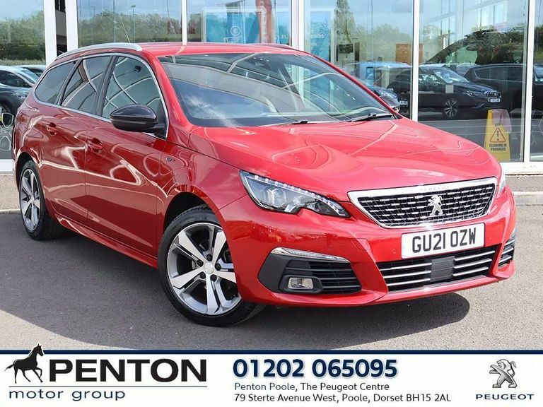 Peugeot 308 SW 1.2 Puretech Gt Eat Euro 6 Ss Red #1