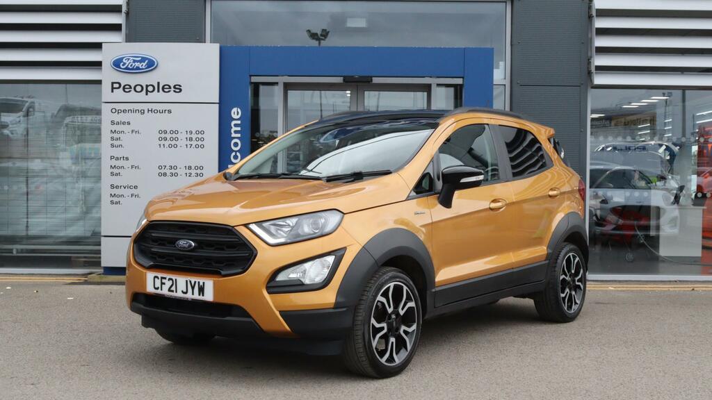 Compare Ford Ecosport Active CF21JYW Yellow
