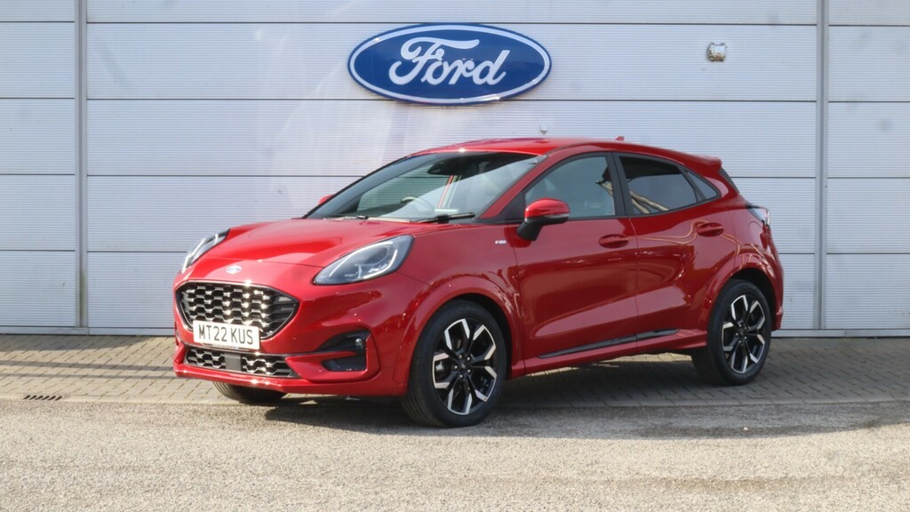 Compare Ford Puma 1.0 Ecoboost Hybrid Mhev St-line X MT22KUS Red