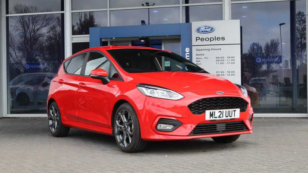 Compare Ford Fiesta 1.0 Ecoboost 95 St-line Edition ML21UUT Red