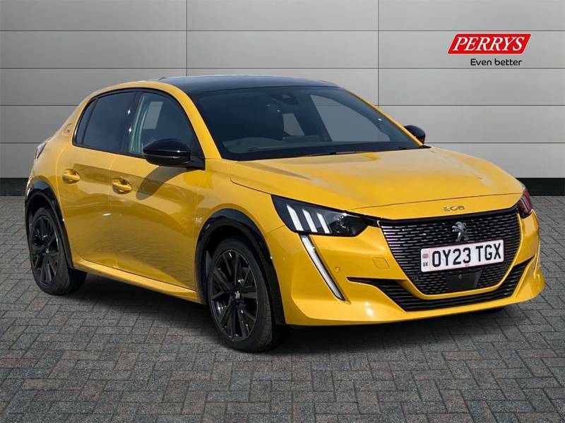 Compare Peugeot 208 Hatchback OY23TGX Yellow