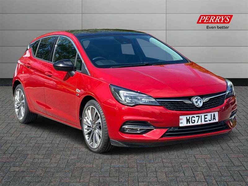 Compare Vauxhall Astra Hatchback WG71EJA Red