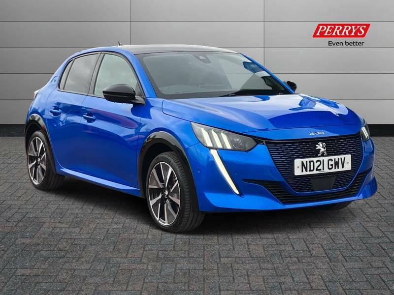 Compare Peugeot 208 Electric ND21GWV Blue