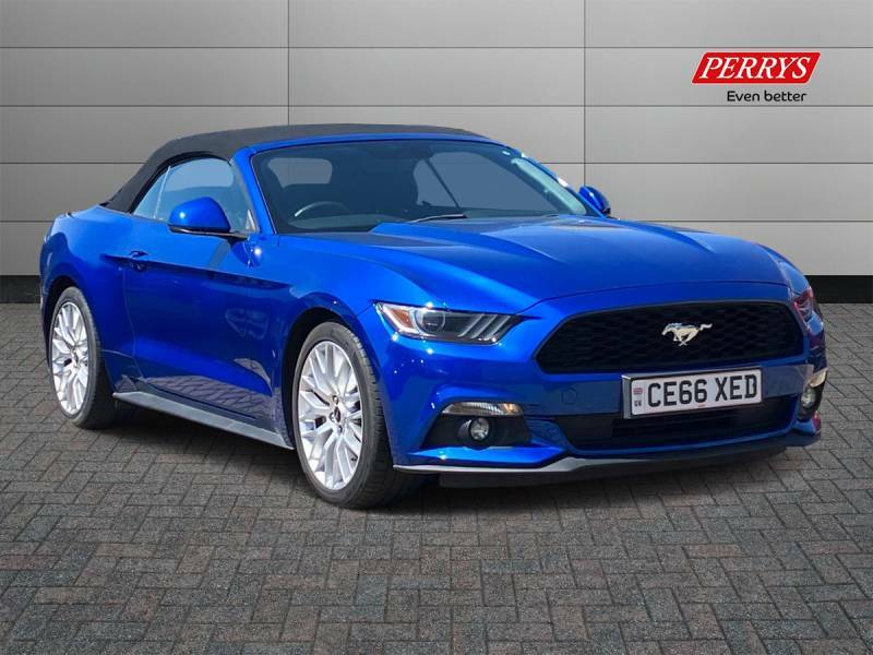 Compare Ford Mustang Convertible CE66XED Blue