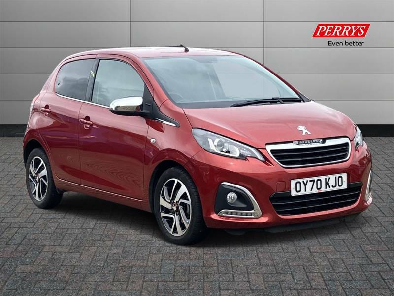 Compare Peugeot 108 Petrol OY70KJO Red