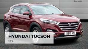 Compare Hyundai Tucson Estate DE16VYF Red