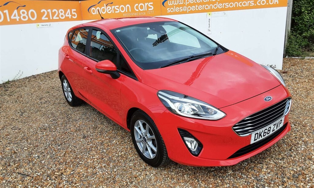 Compare Ford Fiesta 1.0T Ecoboost Zetec Euro 6 Ss DK68ZVP Red
