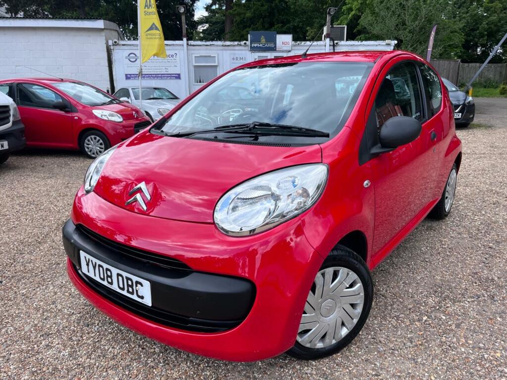Compare Citroen C1 Hatchback 1.0 I Vibe 2008 YY08OBC Red