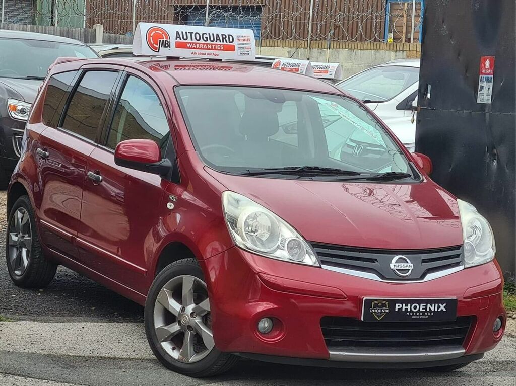 Compare Nissan Note Hatchback 1.4 16V N-tec Euro 5 201161 VO61ZFW Red