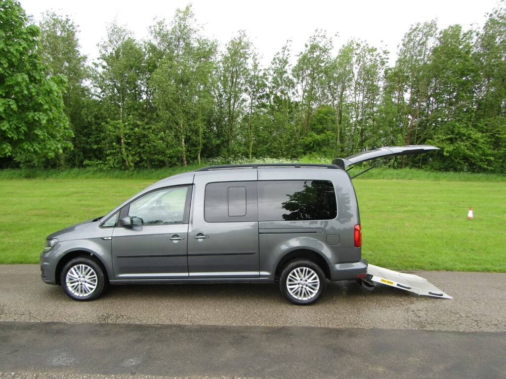 Compare Volkswagen Caddy Maxi Life C20 2.0 Tdi Wheelchair Accessible Adapted Disabled NK18FXJ Grey