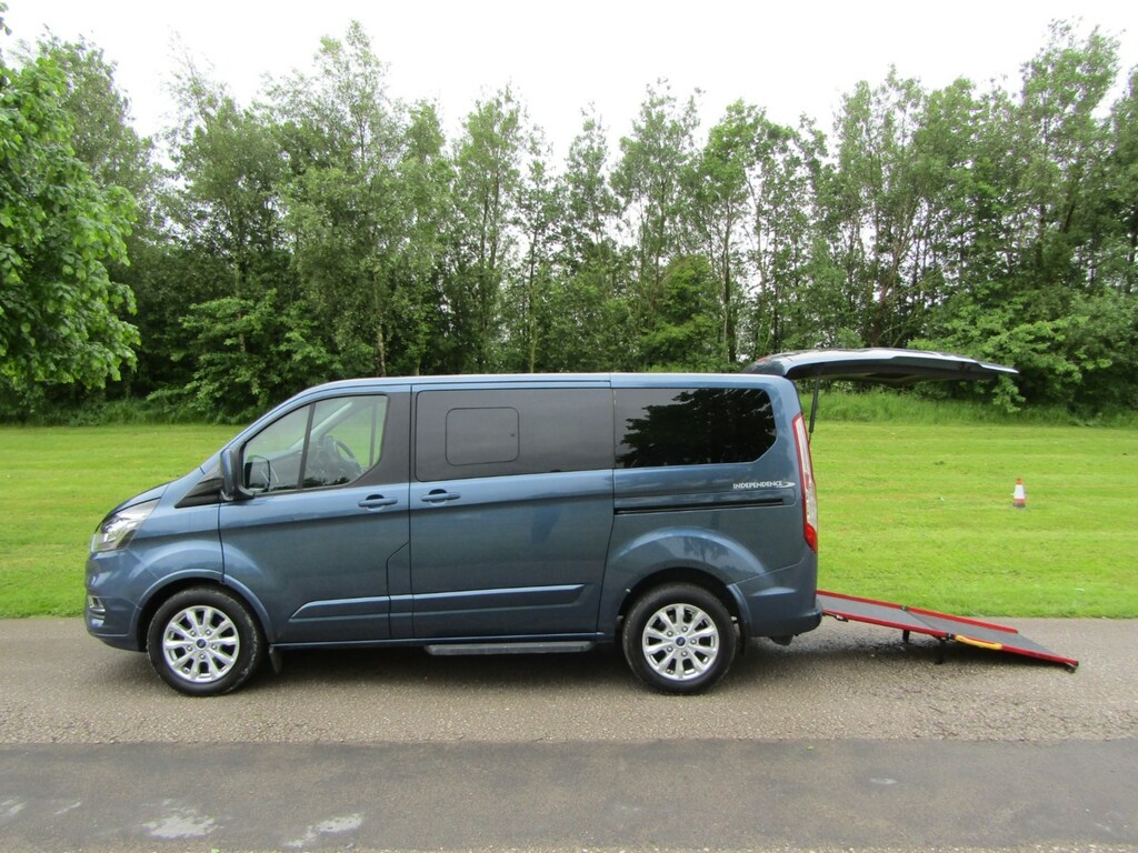 Compare Ford Tourneo Custom 6 Seater Titanium Wheelchair Accessible Disabled V SF68KRE Blue