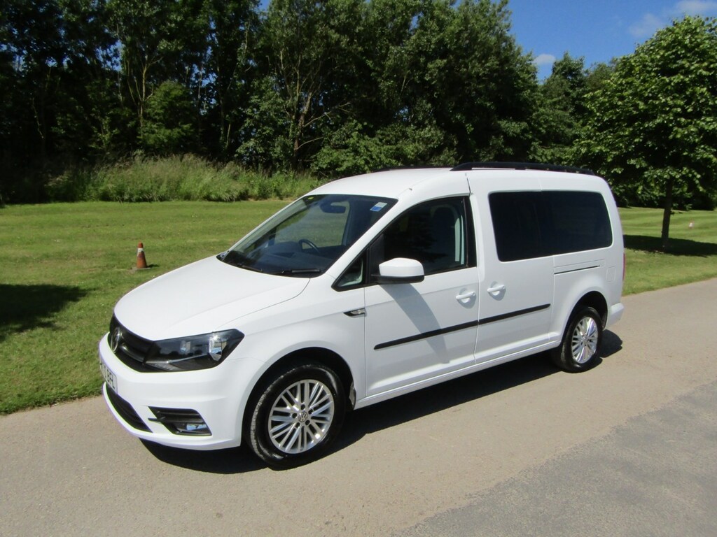 Compare Volkswagen Caddy Maxi Life C20 2.0 Tdi Wheelchair Accessible Disabled Adapted NK70BFL White