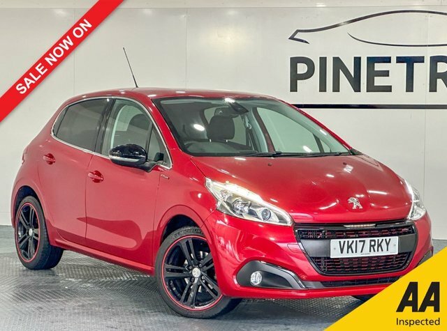 Compare Peugeot 208 1.2 Puretech Ss Gt Line 110 Bhp VK17RKY Red