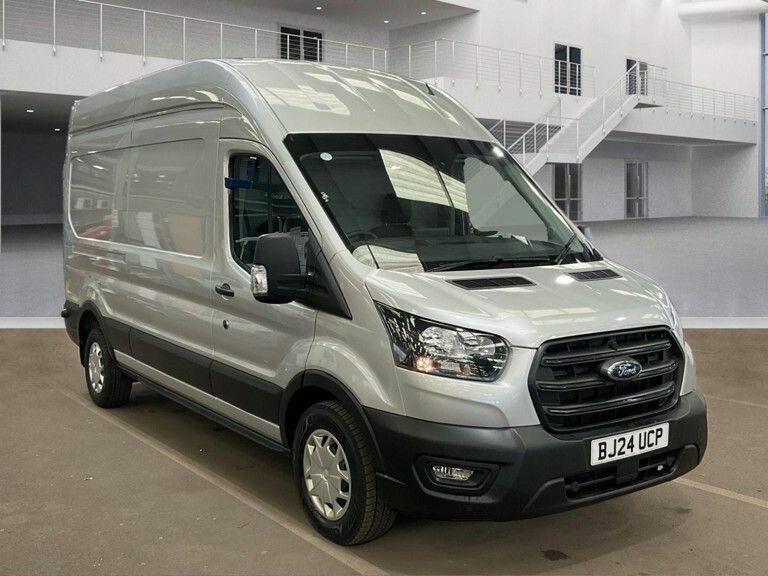 Compare Ford Transit Custom 2.0 Ecoblue 130Ps 350 L3 H3 Trend Van BJ24UCP Silver