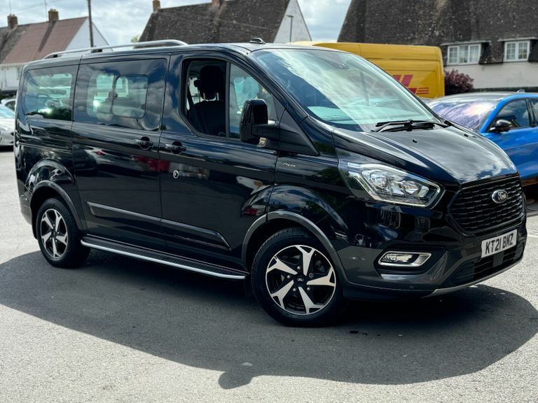 Compare Ford Tourneo Custom 2.0 Ecoblue 185Ps 320 Low Roof 8 Seater Active Aut KT21BMZ Black