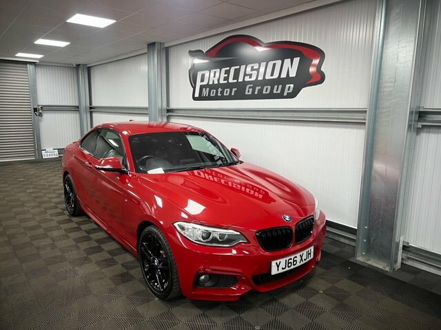 Compare BMW 2 Series 220D Xdrive M Sport YJ66XJH Red