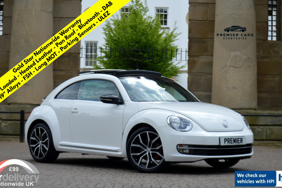 Compare Volkswagen Beetle Turbo Black Heated Leather Panroof 19 Alloys  White
