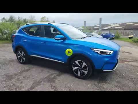 Compare MG ZS 115Kw Trophy Connect Ev Long Range73kwh HW71KXX Blue