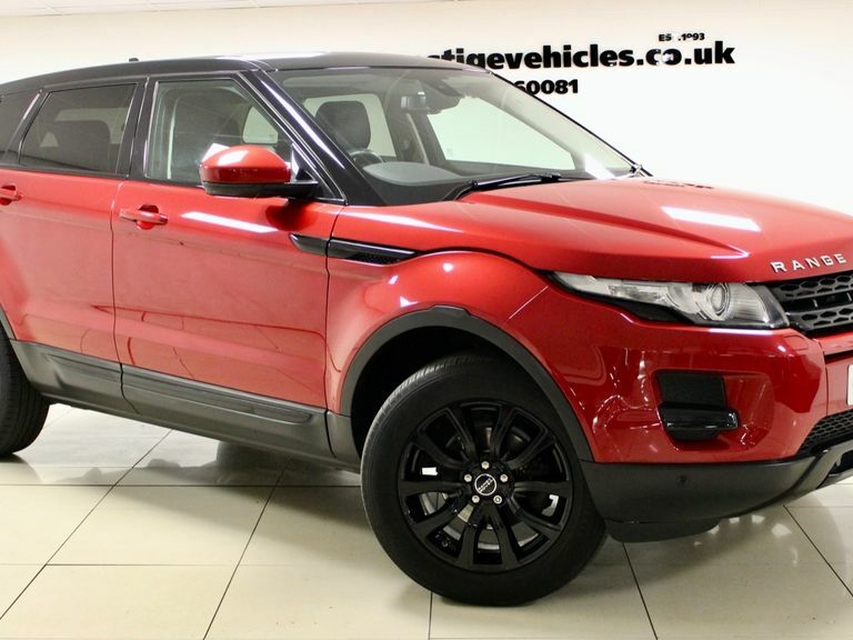 Compare Land Rover Range Rover Evoque 2.2 Sd4 Pure 9 Tech Pack SM15PVY Red