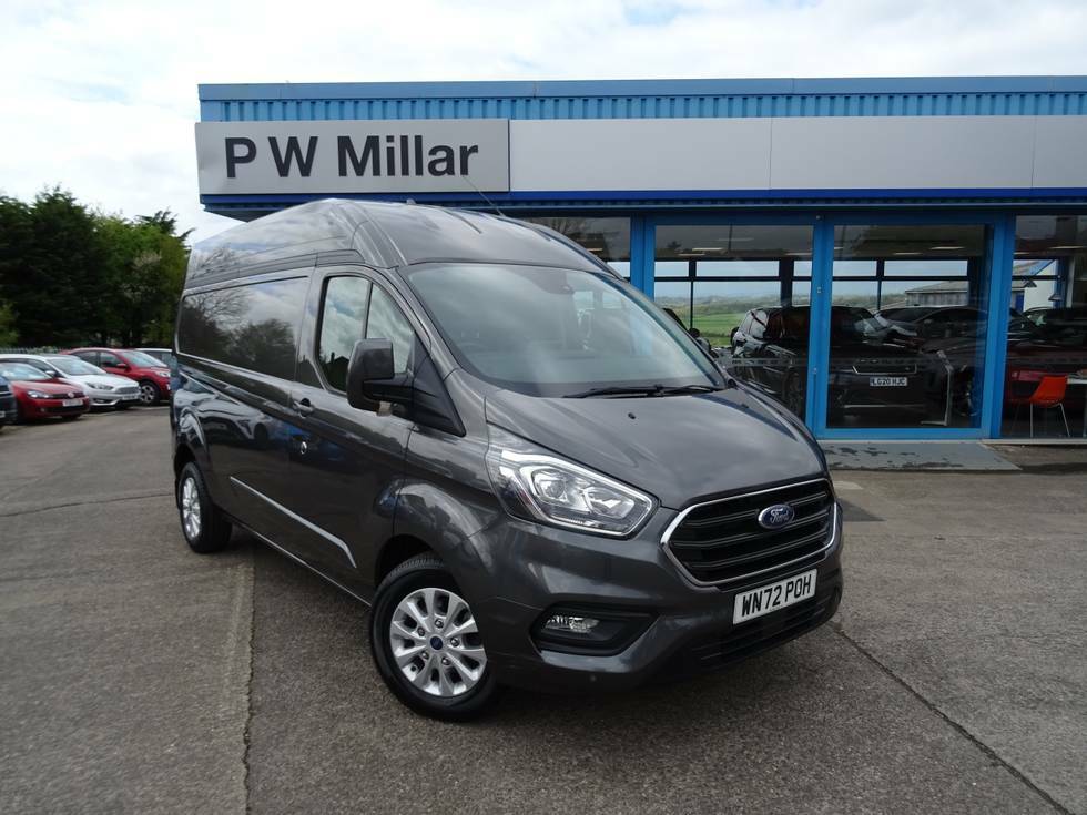 Compare Ford Transit Custom 2.0 Ecoblue 170Ps High Roof Limited Van WN72POH Grey