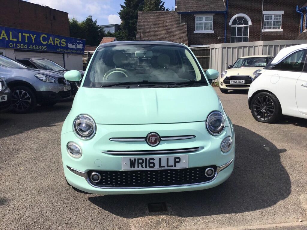 Compare Fiat 500 Hatchback 1.2 Lounge Euro 6 Ss 201616 WR16LLP Green