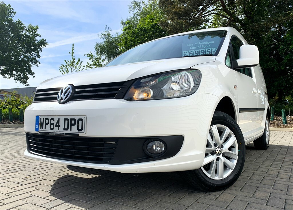 Compare Volkswagen Caddy C20 Tdi Bmt Highline Great Spec Sat Nav And Phone WP64DPO White