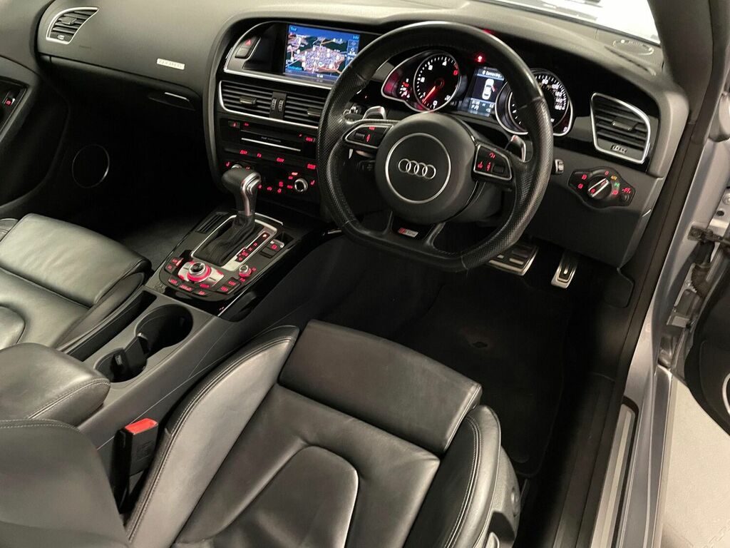 Compare Audi A5 Coupe 3.0 Tdi V6 Black Edition Plus S Tronic Quatt OE65MLF Silver
