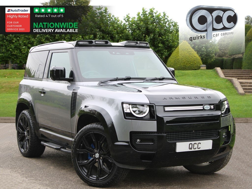 Land Rover Defender 90 D200 Hard Top Commercial Modified By Armoured Edit Grey #1