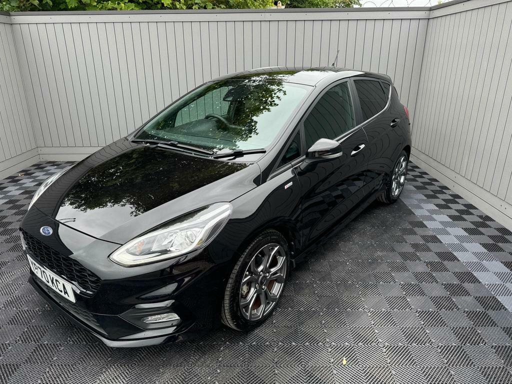 Compare Ford Fiesta 1.0T Ecoboost Mhev St-line Edition Euro 6 Ss YP70KCA Black