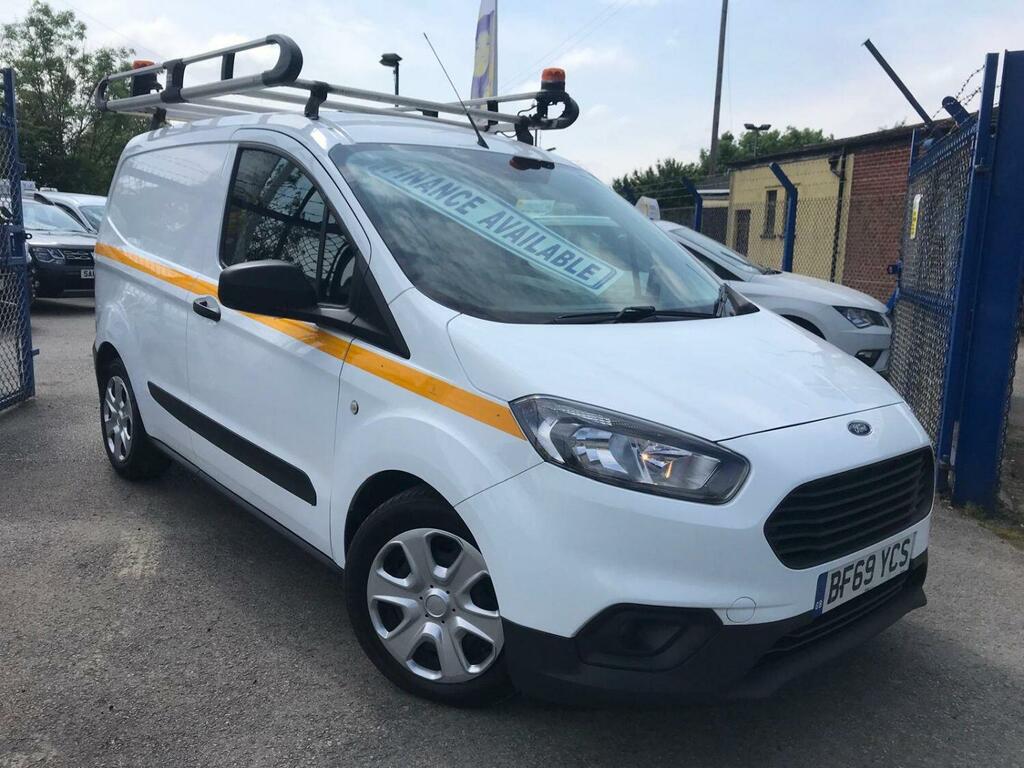 Compare Ford Transit Courier Panel Van 1.5 Tdci Trend 2019 BF69YCS White