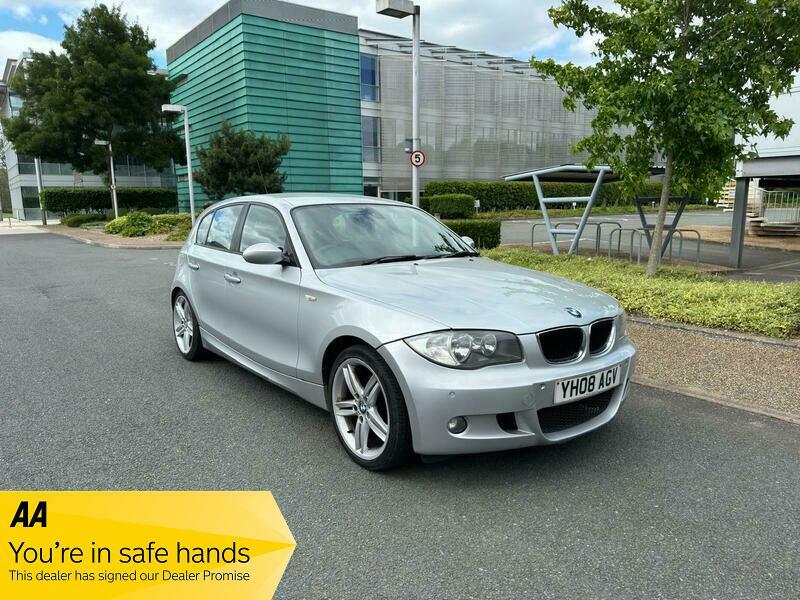 Compare BMW 1 Series 118D M Sport YH08AGV Silver