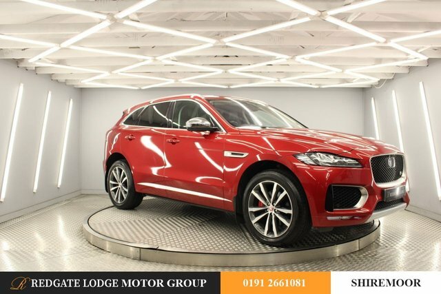Compare Jaguar F-Pace V6 S Awd YP66BWC Red