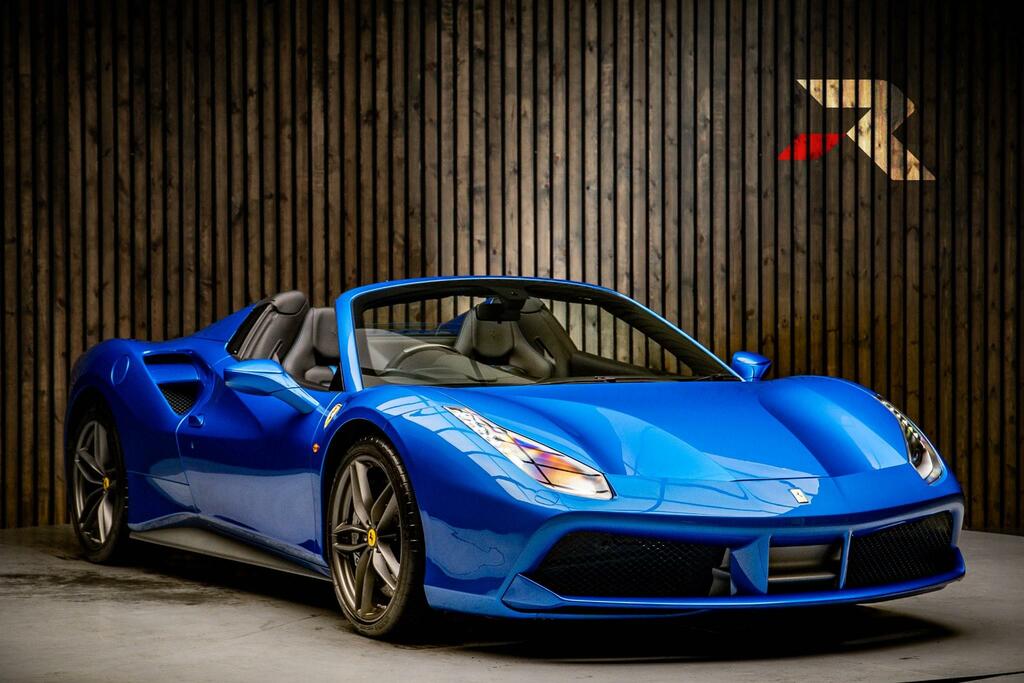Compare Ferrari 488 3.9T V8 Spider F1 Dct Euro 6 Ss BF17XCV Blue