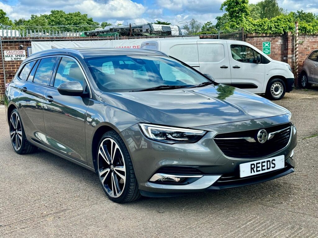 Compare Vauxhall Insignia Estate 2.0 Turbo D Blueinjection Elite Nav Sports JJ66AAA Grey